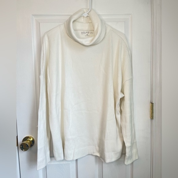 Dolan Ribbed Sweater Ivory - Picture 1 of 4